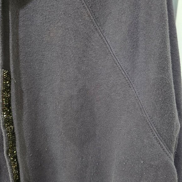 Torrid Grey Hoodie Sweatshirt w/ Sparkly Drawstrings – Size 3 - Picture 3 of 11